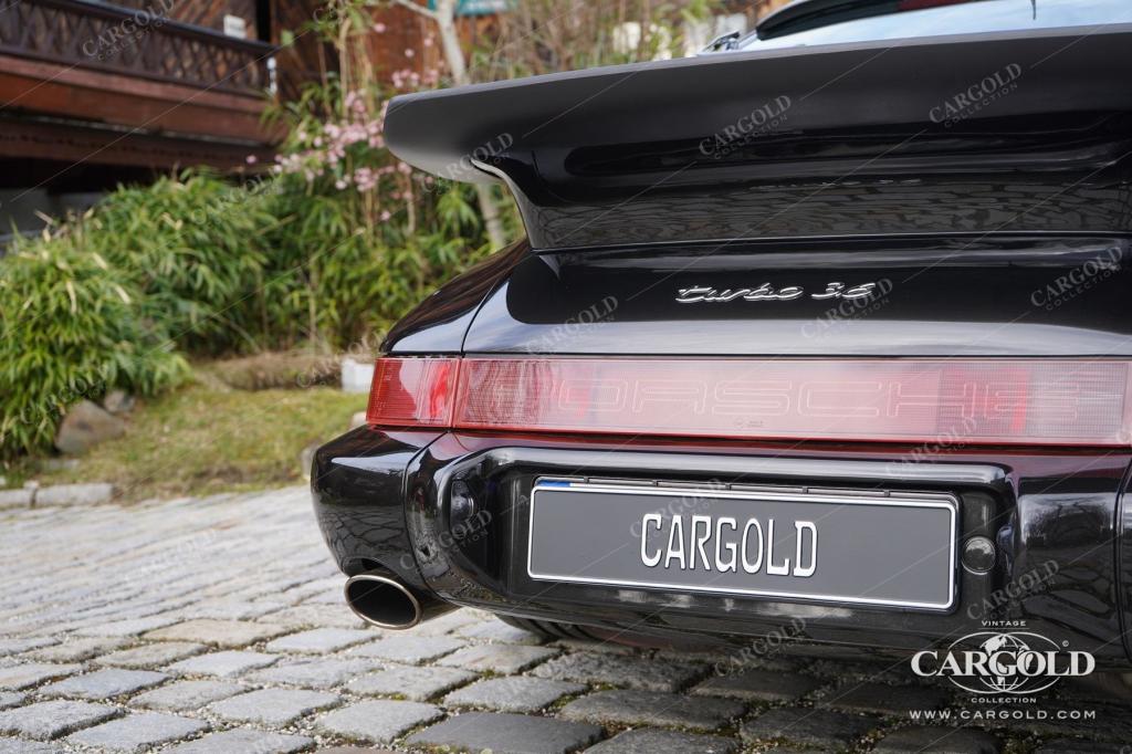 Cargold - Porsche 964 3.6 Turbo - All Black / Deutsches Fahrzeug  - Bild 7