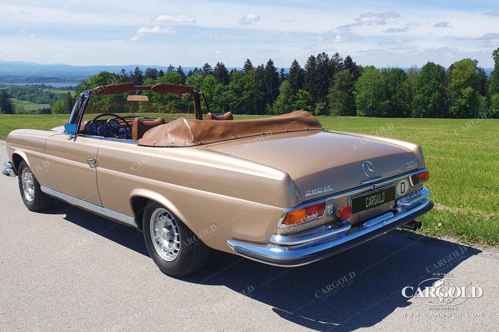 Cargold - Mercedes 280 SE 3.5 Cabriolet - 1 Dt. Hand / Erst 125.000 km!  - Bild 14