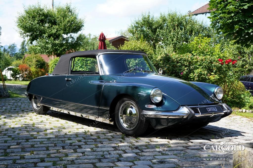 Cargold - Citroen DS 19 Décapotable - Vert Forêt - Farbrarität  - Bild 16