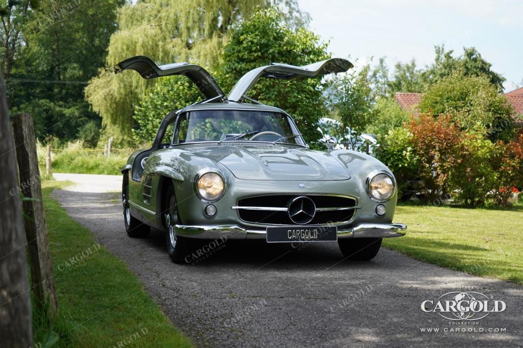 Cargold - Mercedes 300 SL Gullwing - restored by reference adress / rudge  - Bild 12