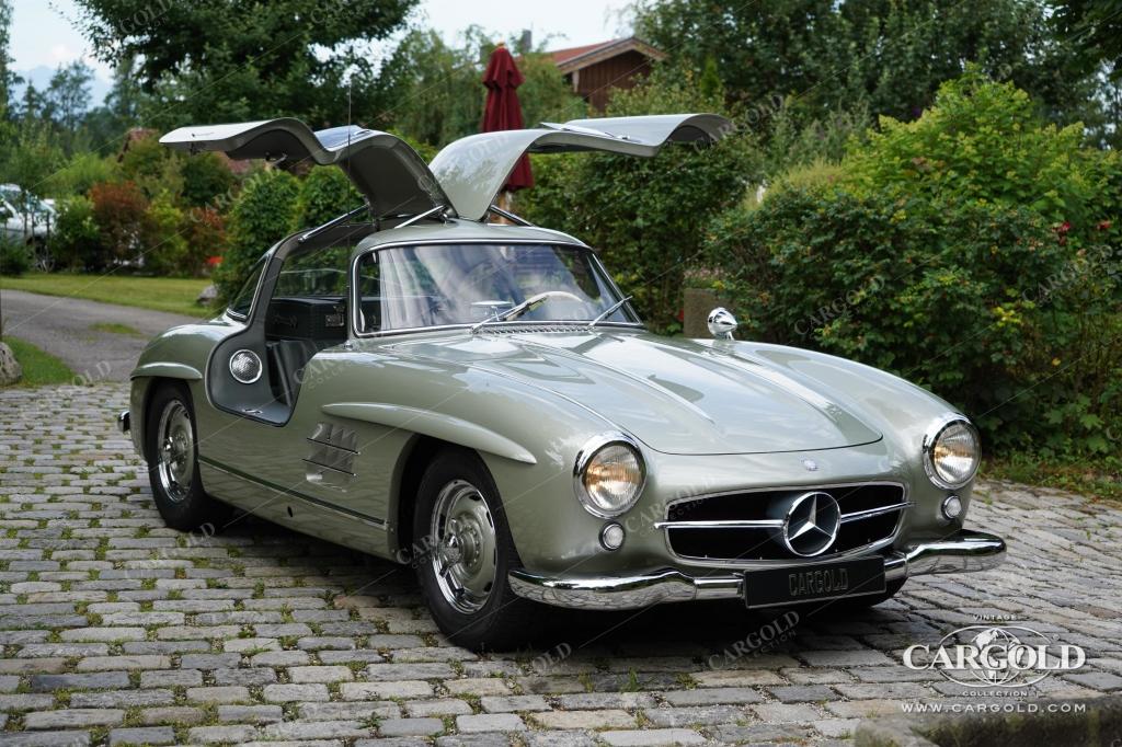 Cargold - Mercedes 300 SL Gullwing - restored by reference adress / rudge  - Bild 36