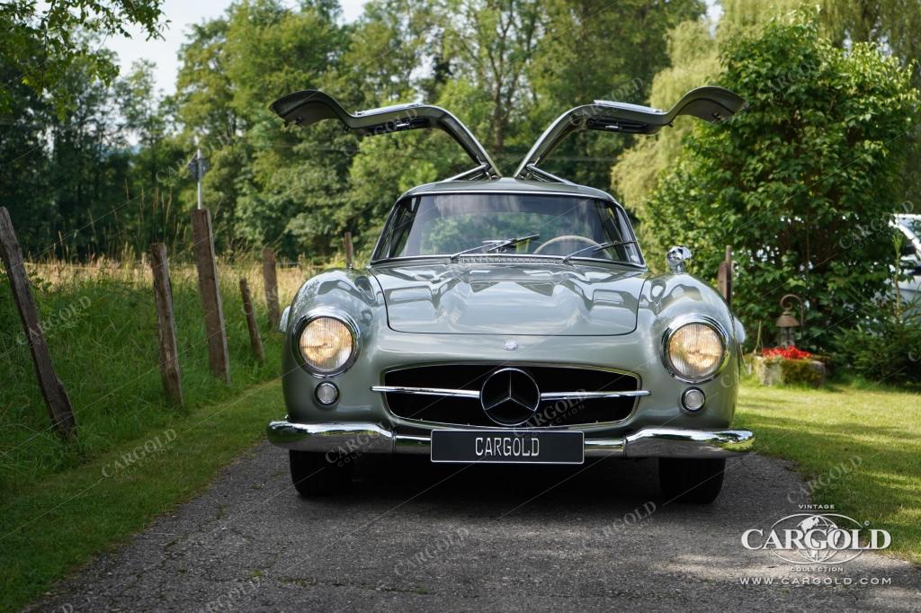 Cargold - Mercedes 300 SL Gullwing - restored by reference adress / rudge  - Bild 4