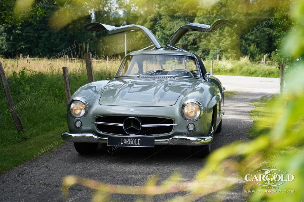 Cargold - Mercedes 300 SL Gullwing - restored by reference adress / rudge  - Bild 8