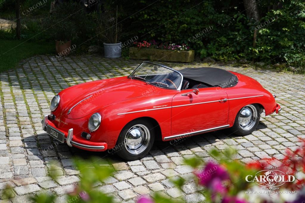 Cargold - Porsche 356A T1 1600 Speedster  - Matching Numbers  - Bild 0