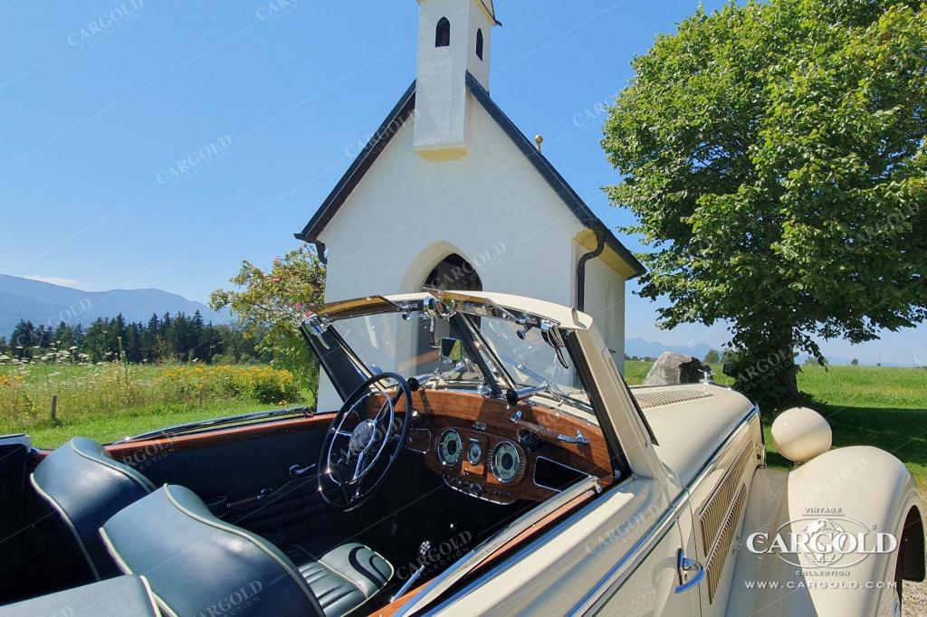 Cargold - Horch 930 V Roadster - vollrestauriert bei Horch Spezialbetrieb   - Bild 31