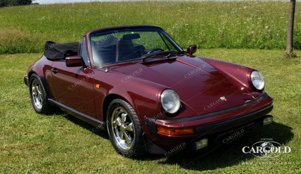 Cargold - Porsche 911 SC Cabriolet - Erst 103.082 km / Deutsche EZ  - Bild 0