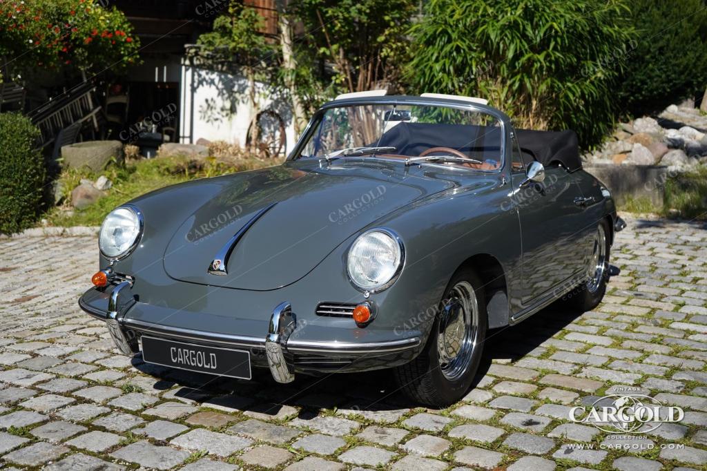 Cargold - Porsche 356 SC Cabriolet - Vollrestauriert / Dokumentation  - Bild 0