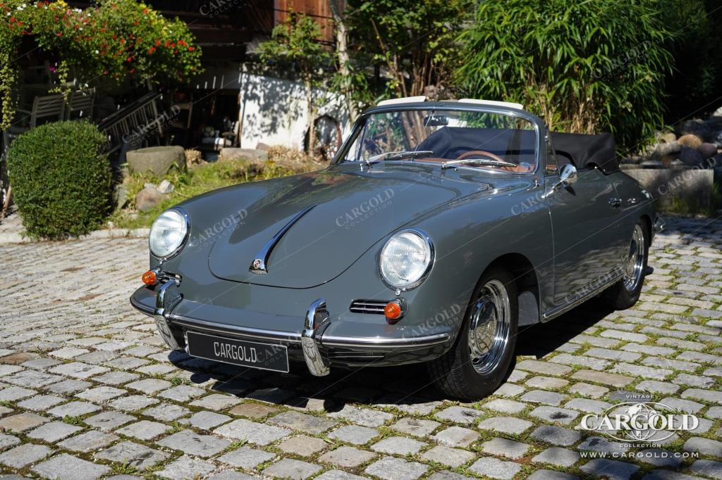 Cargold - Porsche 356 SC Cabriolet - Vollrestauriert / Dokumentation  - Bild 12