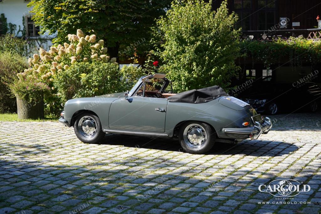 Cargold - Porsche 356 SC Cabriolet - Vollrestauriert / Dokumentation  - Bild 15