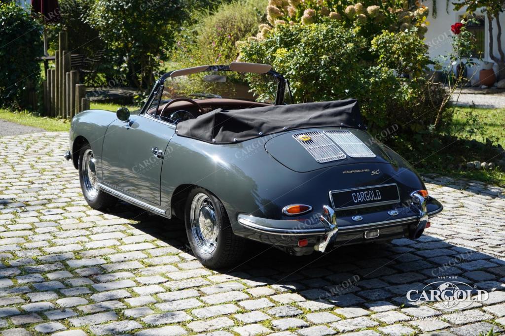 Cargold - Porsche 356 SC Cabriolet - Vollrestauriert / Dokumentation  - Bild 29