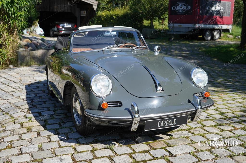 Cargold - Porsche 356 SC Cabriolet - Vollrestauriert / Dokumentation  - Bild 6