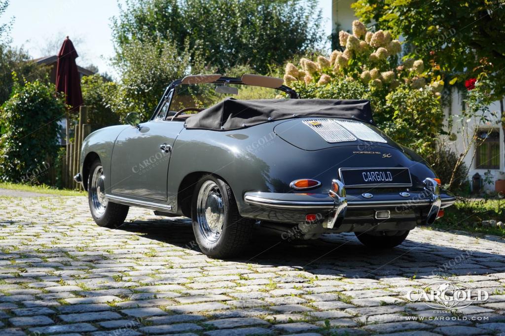 Cargold - Porsche 356 SC Cabriolet - Vollrestauriert / Dokumentation  - Bild 8