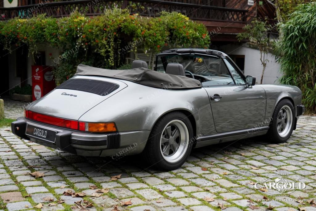 Cargold - Porsche 911 3.2 Carrera Cabrio - Felsengrün Metallic / Motor revidiert  - Bild 54