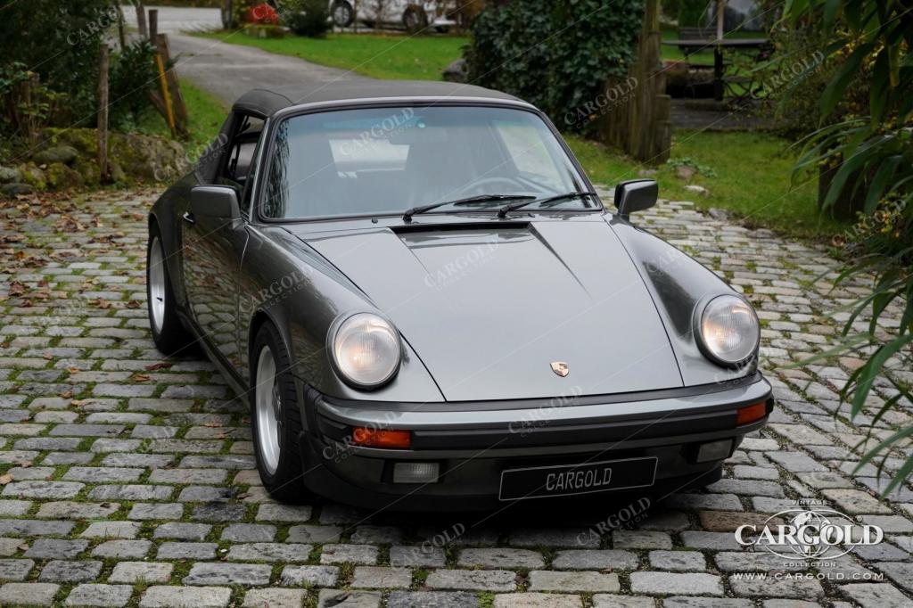 Cargold - Porsche 911 3.2 Carrera Cabrio - Felsengrün Metallic / Motor revidiert  - Bild 60