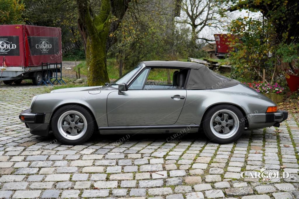 Cargold - Porsche 911 3.2 Carrera Cabrio - Felsengrün Metallic / Motor revidiert  - Bild 61