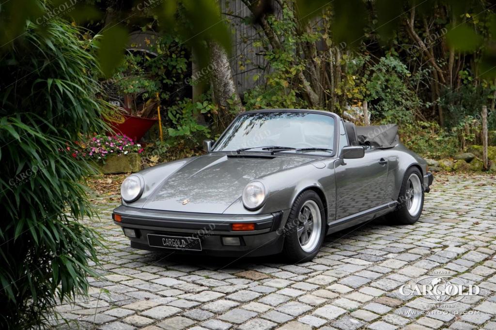 Cargold - Porsche 911 3.2 Carrera Cabrio - Felsengrün Metallic / Motor revidiert  - Bild 63