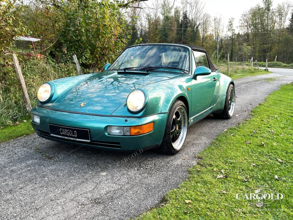 Cargold - Porsche 964 WTL Cabriolet  - Farbrarität: Wimbledon Grün  - Bild 0