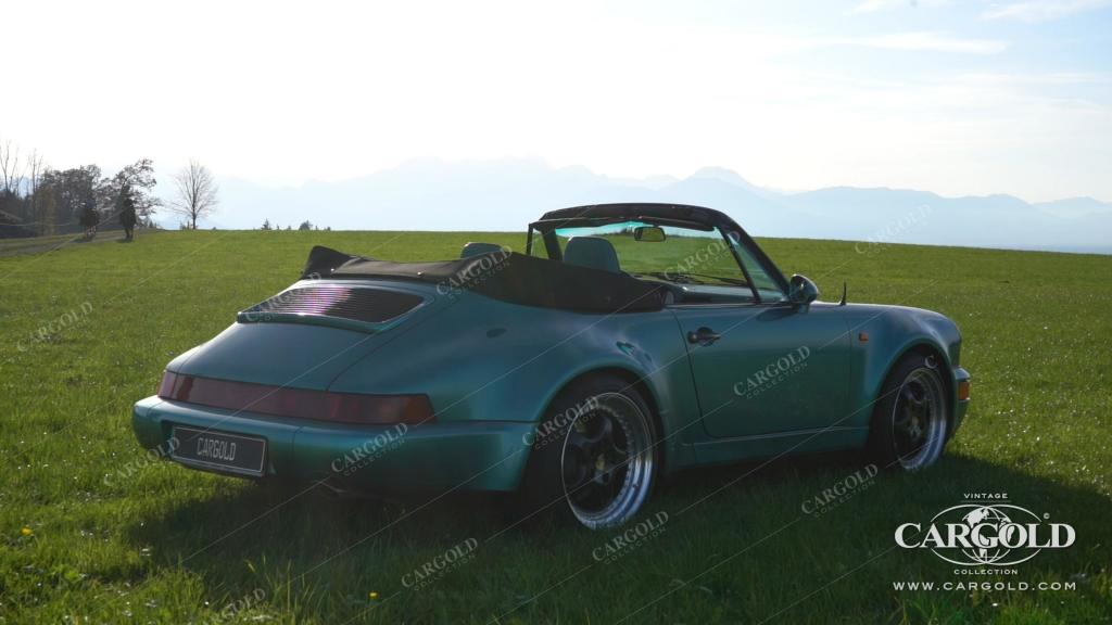 Cargold - Porsche 964 WTL Cabriolet  - Farbrarität: Wimbledon Grün  - Bild 11