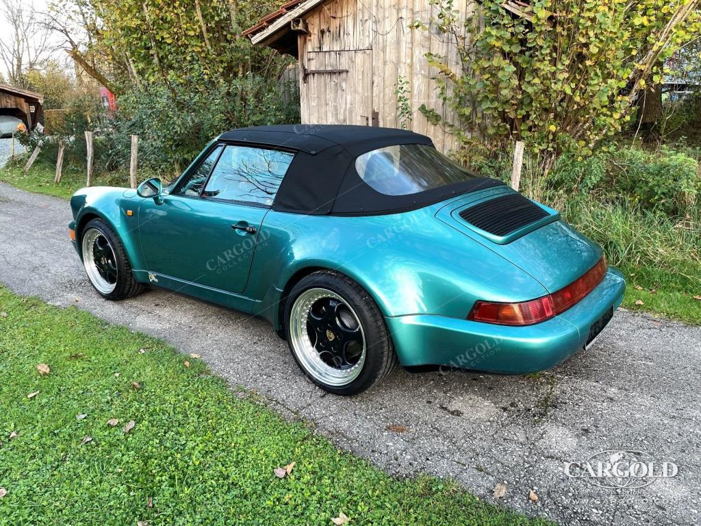 Cargold - Porsche 964 WTL Cabriolet  - Farbrarität: Wimbledon Grün  - Bild 12