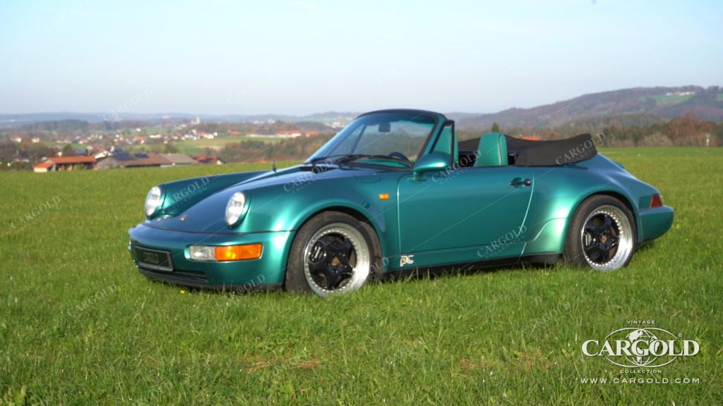 Cargold - Porsche 964 WTL Cabriolet  - Farbrarität: Wimbledon Grün  - Bild 14