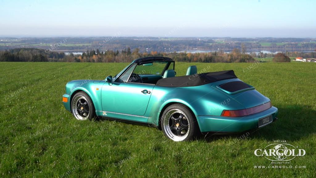 Cargold - Porsche 964 WTL Cabriolet  - Farbrarität: Wimbledon Grün  - Bild 17