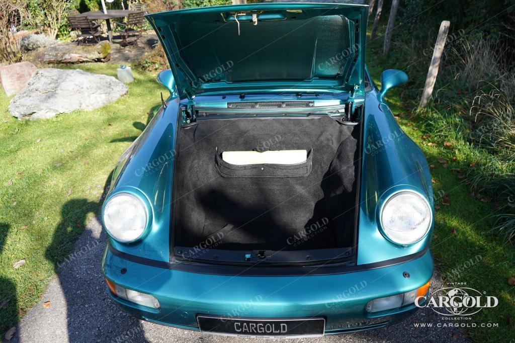 Cargold - Porsche 964 WTL Cabriolet  - Farbrarität: Wimbledon Grün  - Bild 21