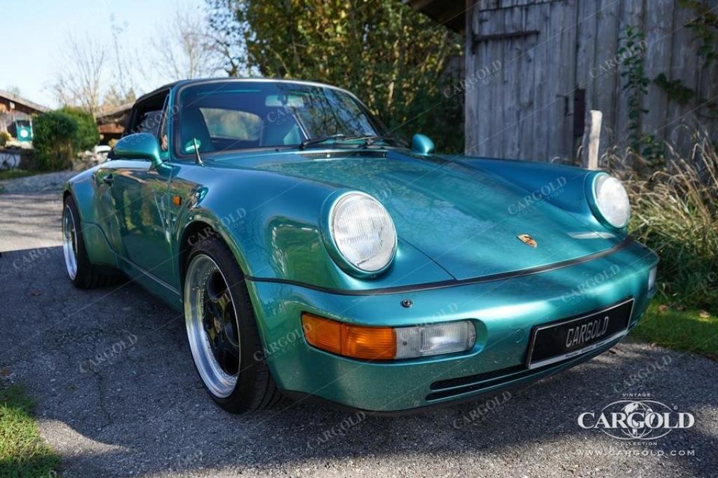 Cargold - Porsche 964 WTL Cabriolet  - Farbrarität: Wimbledon Grün  - Bild 22