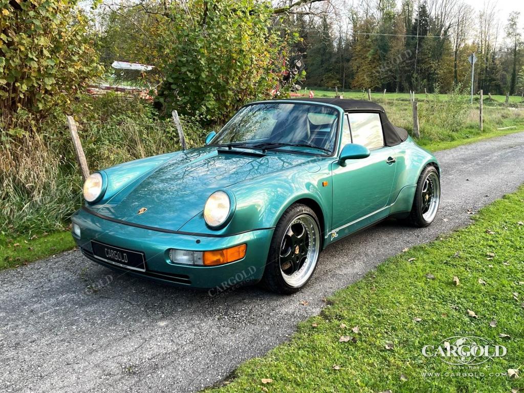 Cargold - Porsche 964 WTL Cabriolet  - Farbrarität: Wimbledon Grün  - Bild 3