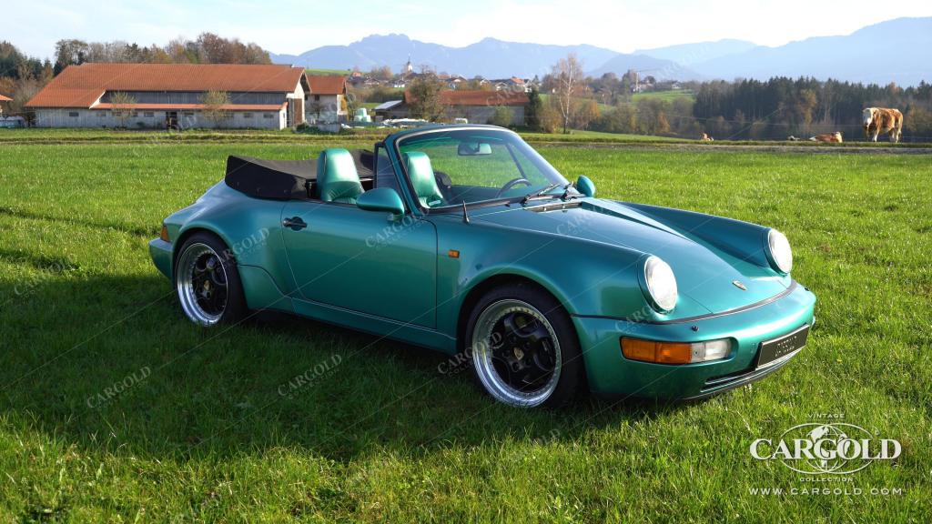 Cargold - Porsche 964 WTL Cabriolet  - Farbrarität: Wimbledon Grün  - Bild 4