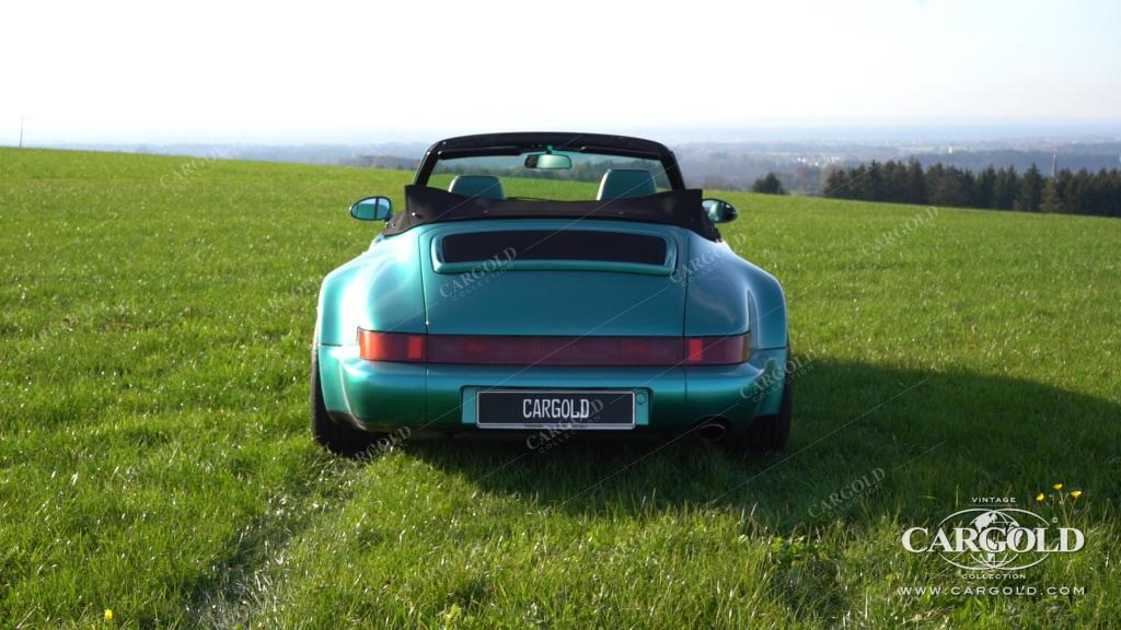 Cargold - Porsche 964 WTL Cabriolet  - Farbrarität: Wimbledon Grün  - Bild 6