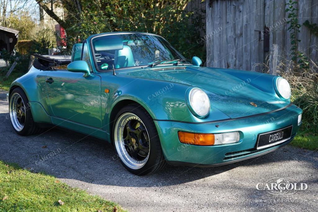 Cargold - Porsche 964 WTL Cabriolet  - Farbrarität: Wimbledon Grün  - Bild 9