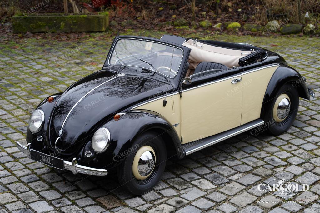 Cargold - VW Käfer Hebmüller  - Original Cabrio / Rarität  - Bild 12