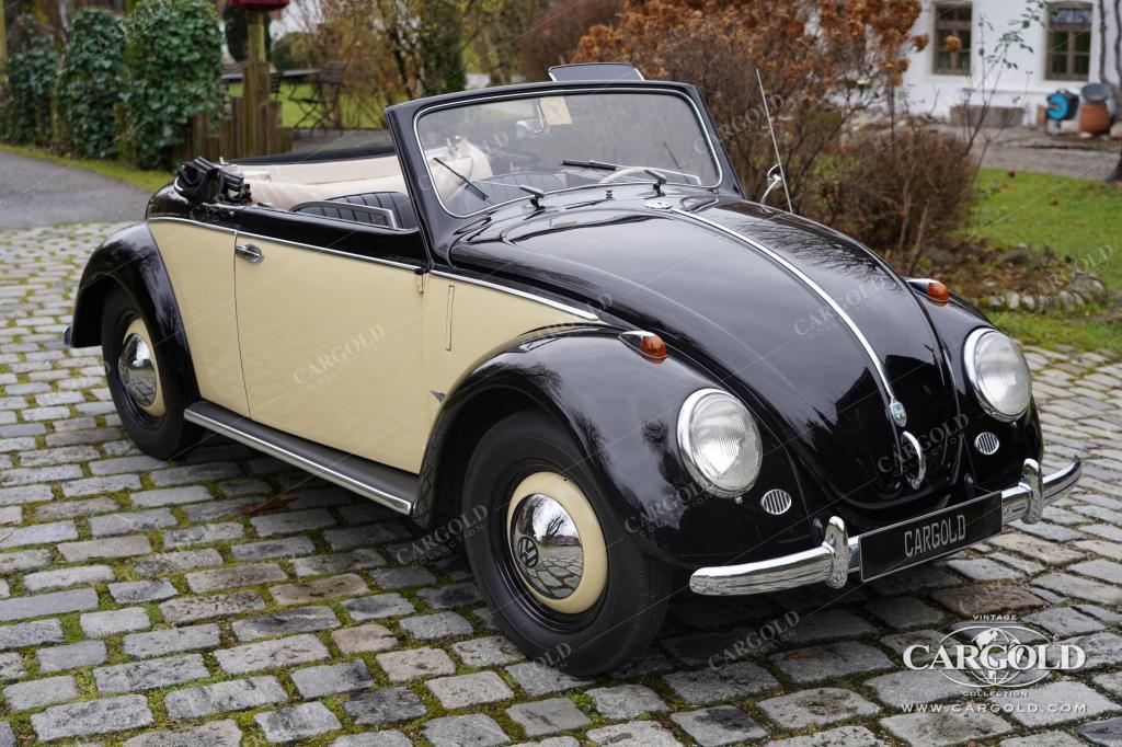 Cargold - VW Käfer Hebmüller  - Original Cabrio / Rarität  - Bild 5