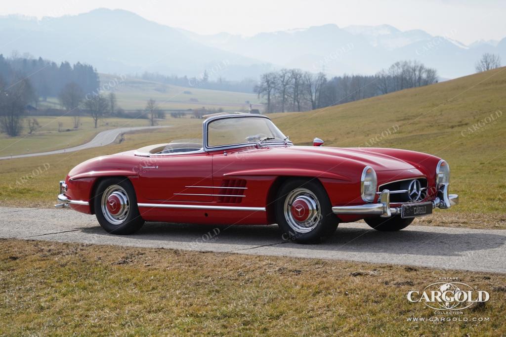 Cargold - Mercedes 300 SL Roadster - Alumotor/ Scheibenbremsen/ Matching, 1 of 26!  - Bild 0