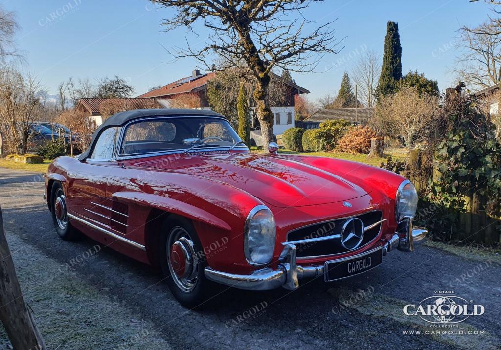 Cargold - Mercedes 300 SL Roadster - Alumotor/ Scheibenbremsen/ Matching, 1 of 26!  - Bild 14