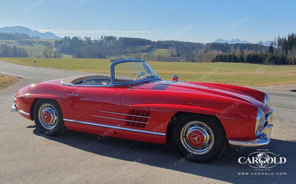 Cargold - Mercedes 300 SL Roadster - Alumotor/ Scheibenbremsen/ Matching, 1 of 26!  - Bild 15