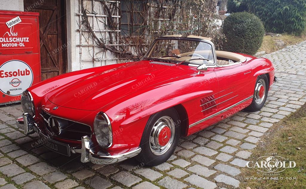 Cargold - Mercedes 300 SL Roadster - Alumotor/ Scheibenbremsen/ Matching Numbers  - Bild 22