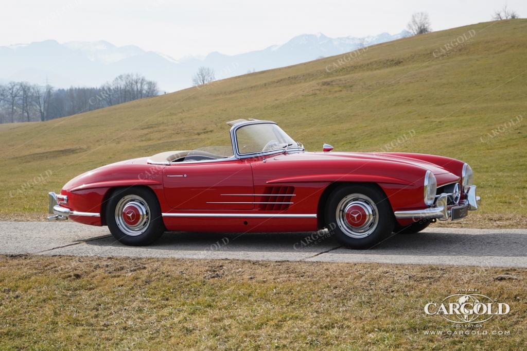 Cargold - Mercedes 300 SL Roadster - Alumotor/ Scheibenbremsen/ Matching, 1 of 26!  - Bild 2