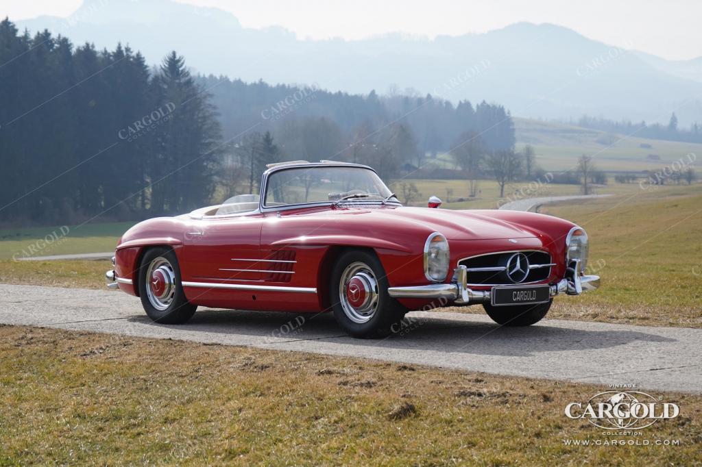 Cargold - Mercedes 300 SL Roadster - Alumotor/ Scheibenbremsen/ Matching, 1 of 26!  - Bild 6