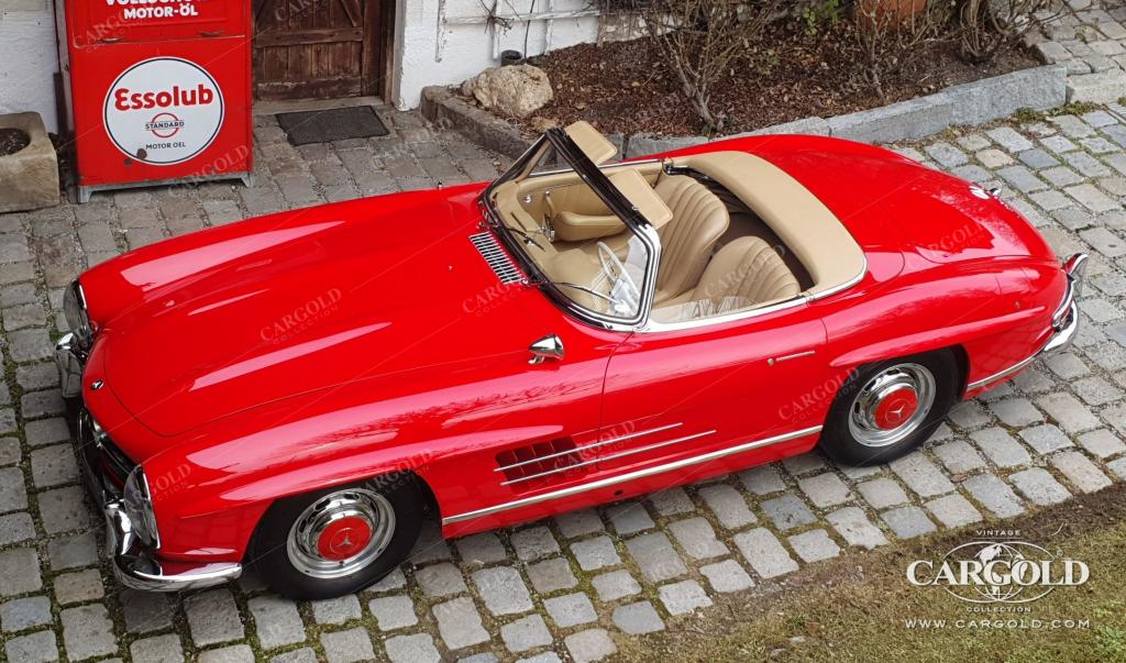 Cargold - Mercedes 300 SL Roadster - Alumotor/ Scheibenbremsen/ Matching, 1 of 26!  - Bild 8