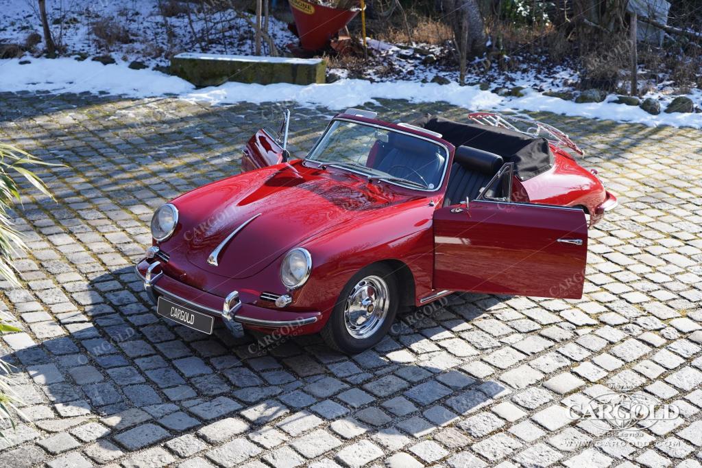 Cargold - Porsche 356 B Super 90 Cabriolet - Zertifikat, Chromfelgen  - Bild 11