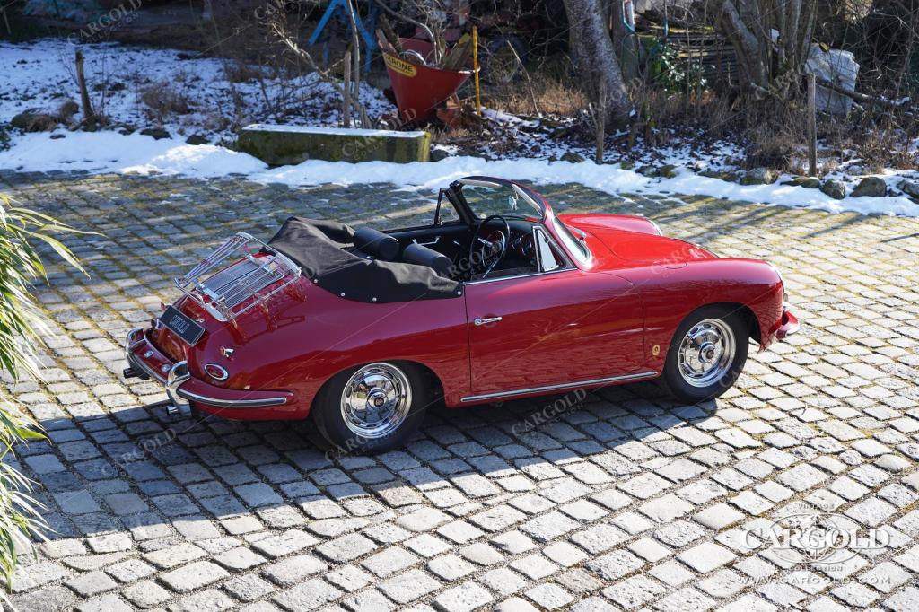 Cargold - Porsche 356 B Super 90 Cabriolet - Zertifikat, Chromfelgen  - Bild 16