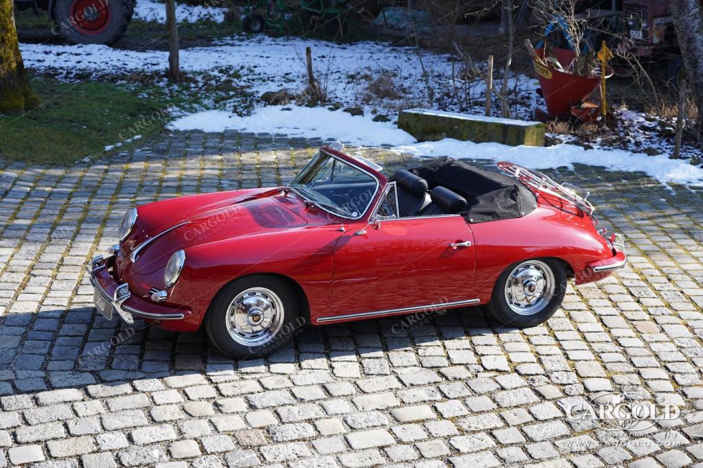 Cargold - Porsche 356 B Super 90 Cabriolet - Zertifikat, Chromfelgen  - Bild 26