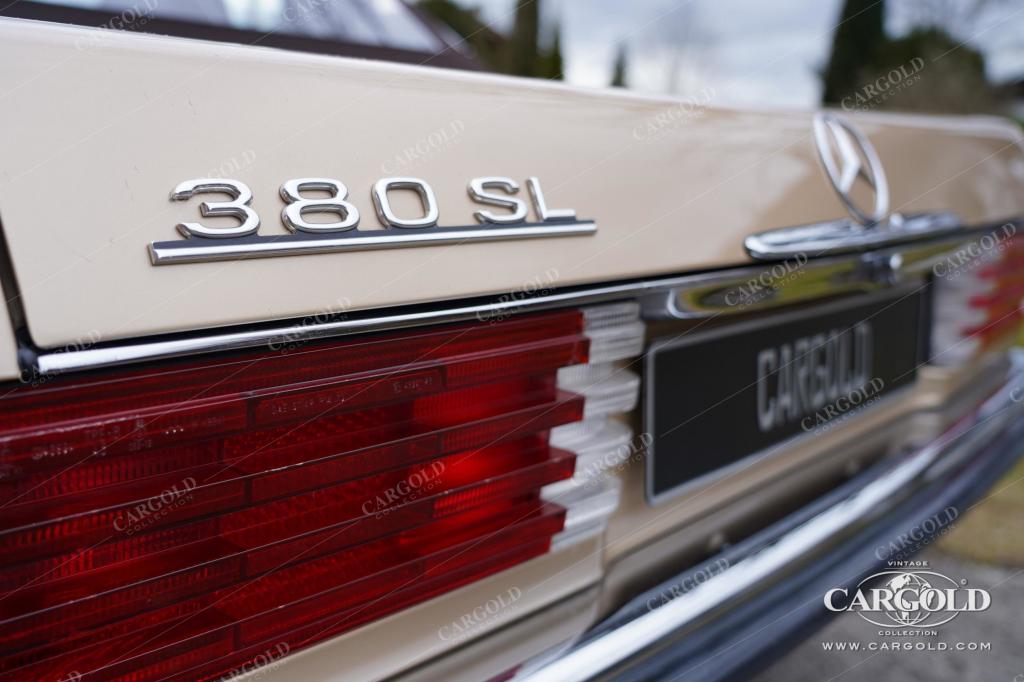 Cargold - Mercedes 380 SL  - erst 34.170 km! Neuwertig  - Bild 10