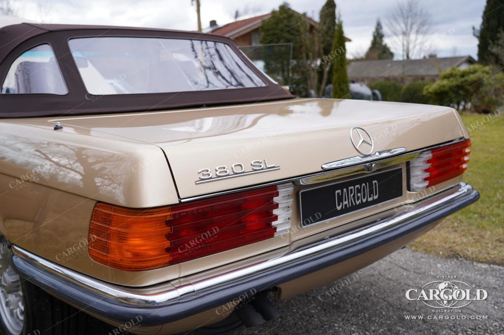 Cargold - Mercedes 380 SL  - erst 34.170 km! Neuwertig  - Bild 4