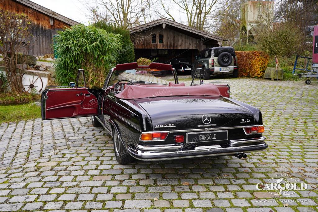 Cargold - Mercedes 280 SE 3.5 Cabrio - deutsches Fahrzeug/original Interieur   - Bild 38